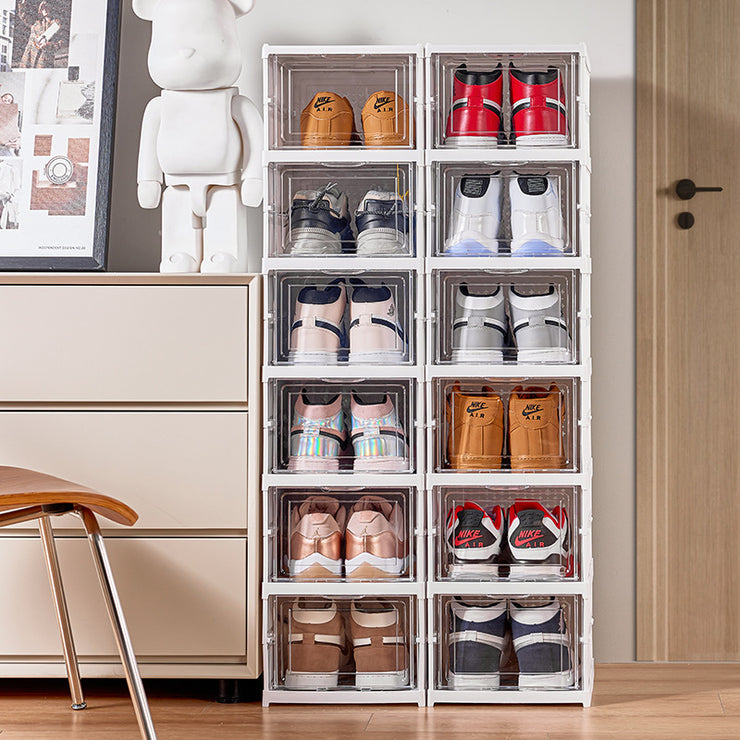 No Installation Thickened Shoe Box Transparent Cabinet Storage Home Shoe Rack