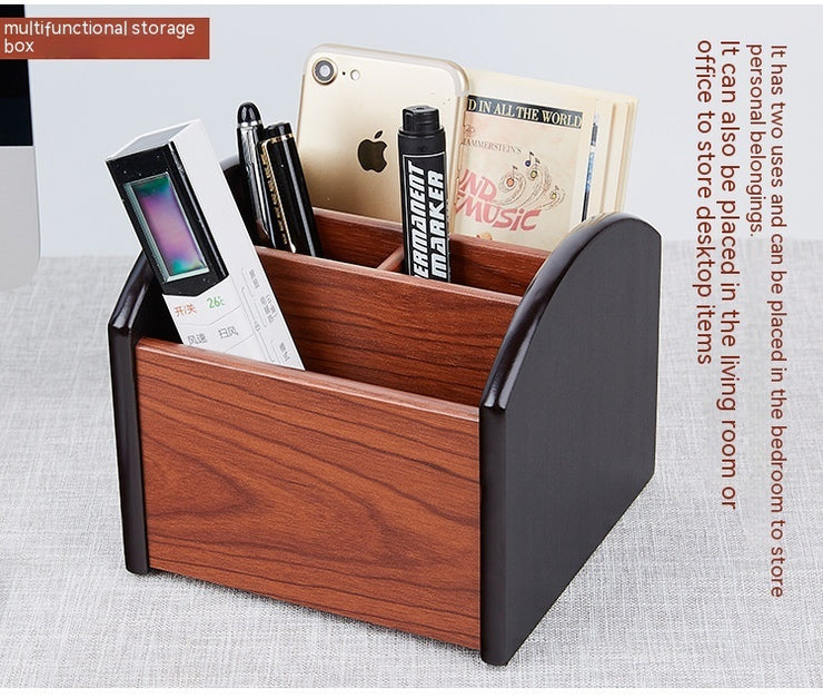 Wooden Desktop Storage Box Creative Home