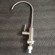 Stainless steel kitchen faucet