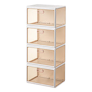 Foldable Cabinet Retractable Shoes Storage Box Home Entrance Dustproof Organizer