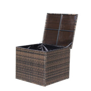 Wicker Patio Furniture Storage Box