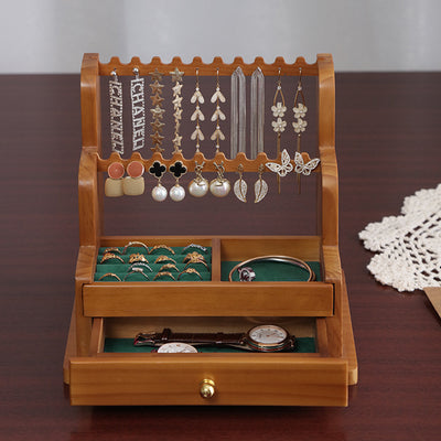 Home Wooden Chic Jewelry Storage Box