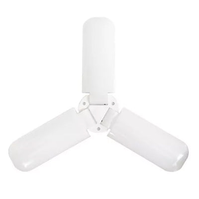 Adjustable LED Spotlight 3 Leaf Fan Type 45w Milky White E27 Screw Port for Home Hetel