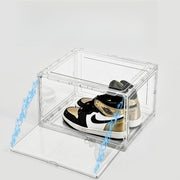 Shoe Box Magnetic Side Open High-top Storage Home Moisture-proof Dustproof Basketball Shoes Storage Box Shoe Cabinet Transparent Box