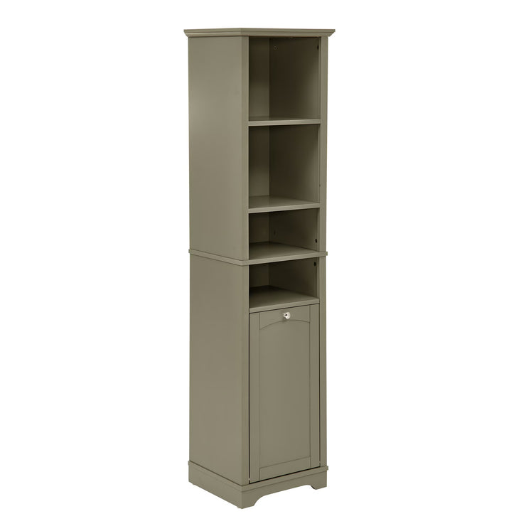 64 Inch High Bathroom Storage Cabinet For Living Room, Bathroom, Home Office, Kitchen