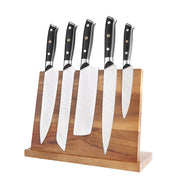 Kitchen Magnetic Wooden Knife Holder